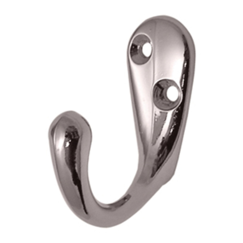 Porte manteau individuel zamac Chrome 48 mm lot de 36 piéces - Gris / argent, Zamak