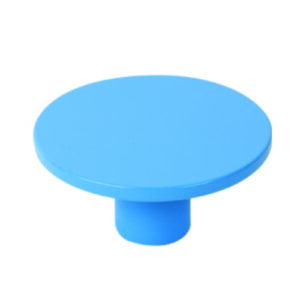 Bouton de meuble abs diamètre 60 mm teint. bleu  lot de 24 piéces