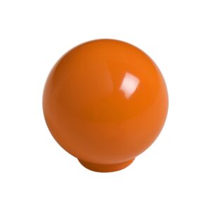 Bouton de meuble boule abs diamètre   24 mm orange brillant lot de 75 piéces - Orange / cuivré