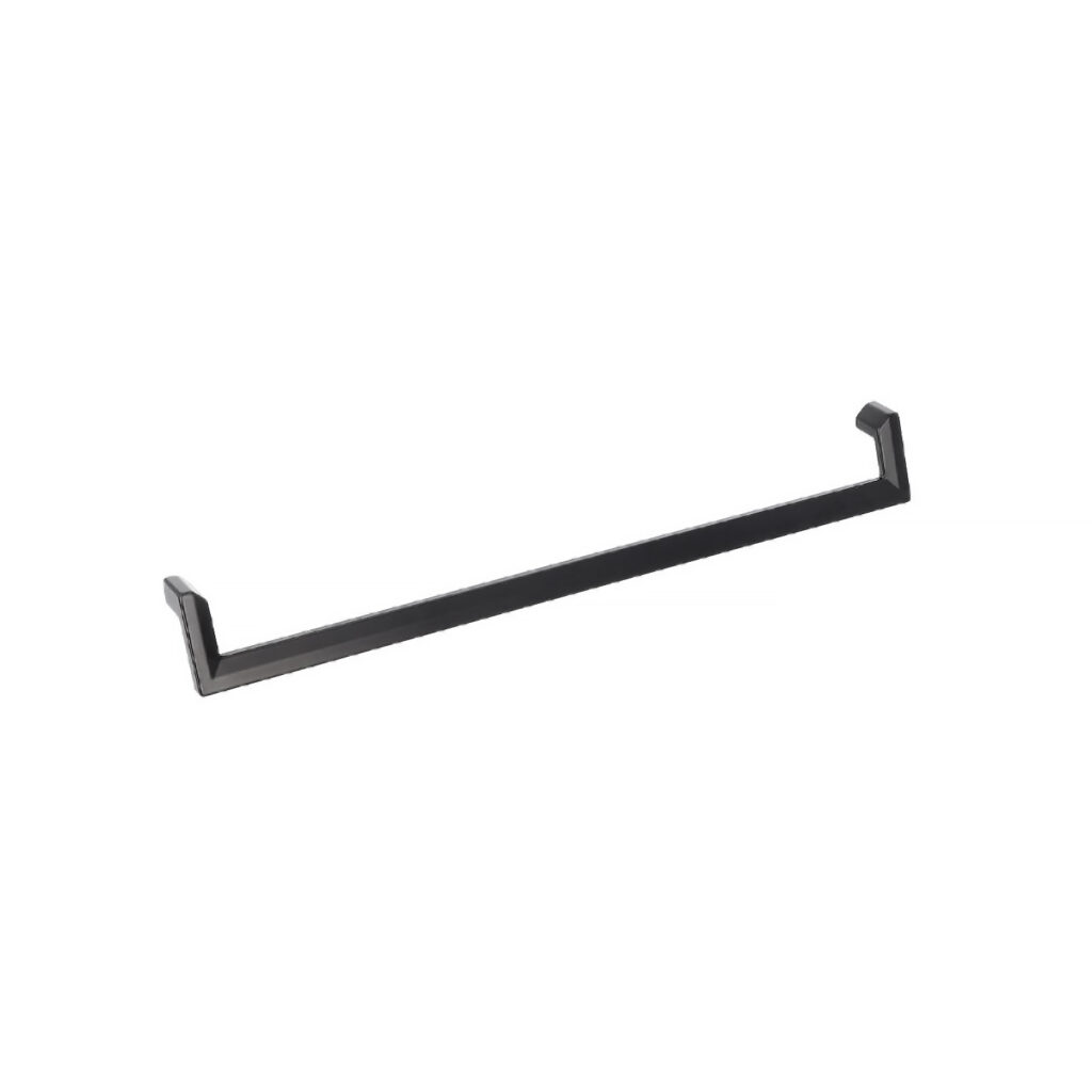 Poignée pour meubles en zamac Entraxe 320mm Vernis noir mat - Zamak