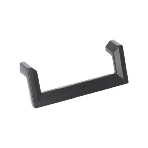 Poignée pour meubles en zamac Entraxe 96mm Vernis noir mat – Zamak
