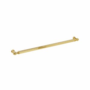 Poignée pour meubles en zamac Entraxe 320mm Gold plate – Jaune / doré, Zamak
