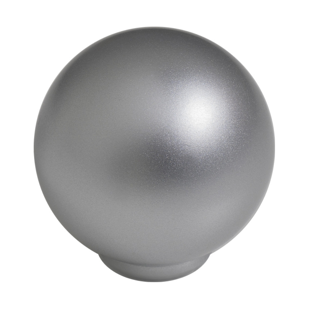 Bouton de meuble boule abs diamètre   24 mm chrome mat lot de 50 piéces - Gris / argent