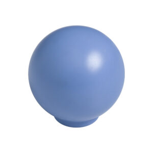 Bouton de meuble   boule abs diamètre 29 mm bleu mat lot de 50 piéces