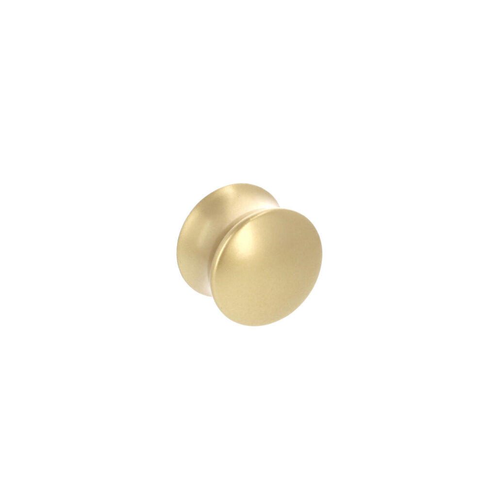 Bouton pour meuble Diamètre 30mm en zamac laiton galver Lot de 25 - Gris / argent, Zamak