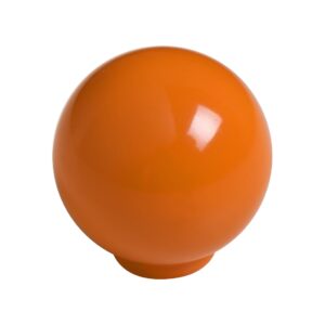 Bouton de meuble boule abs diamètre   29 mm orange brillant lot de 50 piéces - Orange / cuivré