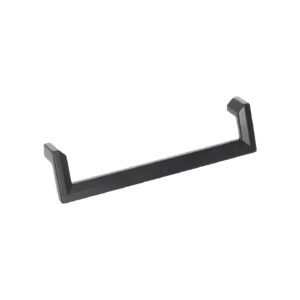 Poignée pour meubles en zamac Entraxe 160mm Vernis noir mat Lot de 25 – Zamak