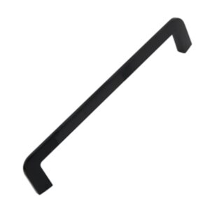 Poignée de meuble zamac entraxe  160 mm peint noir mat lot de 12 piéces – Gris / argent, Zamak