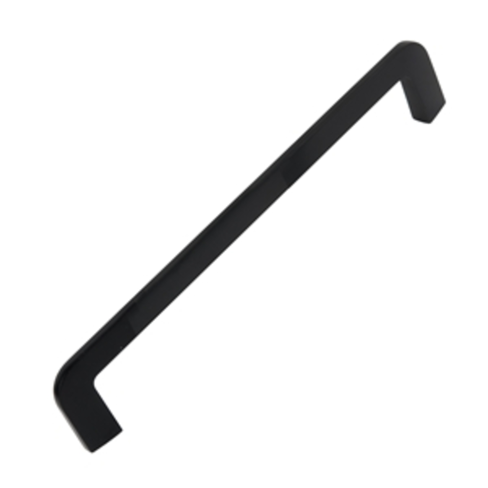 Poignée de meuble zamac entraxe  160 mm peint noir mat lot de 12 piéces - Zamak