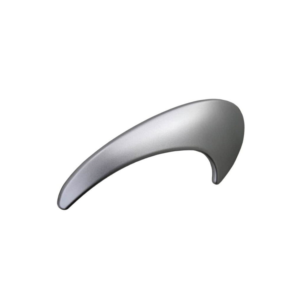 Poignée de meuble en ABS chrome mat entraxes 32 mm - Gris / argent