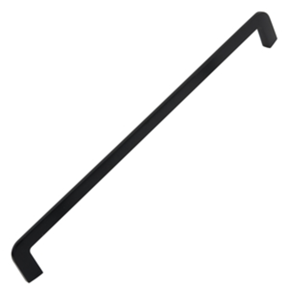 Poignée de meuble zamac entraxe  192 mm peint noir  mat lot de 12 piéces - Zamak