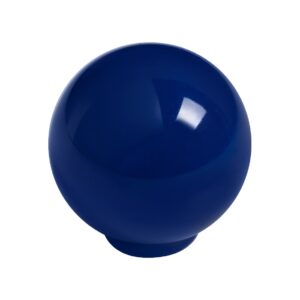 Bouton de meuble   boule abs diamètre 29 mm bleu foncé brillant lot de 50 piéces