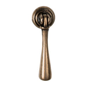 Bouton de meuble zamac pendant diamètre 62 mm vieux laiton lot de 24 piéces – Marron, Zamak