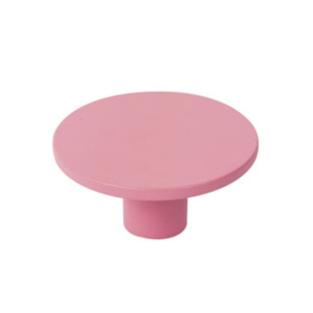Bouton de meuble abs diamètre 40 mm peint rose lot de 36 piéces
