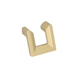 Poignée pour meubles en zamac Entraxe 32mm en laiton galver – Jaune / doré, Zamak