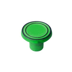 Bouton de meuble fer diamètre 35 mm en fer vieilli patiné vert lot de 24 piéces