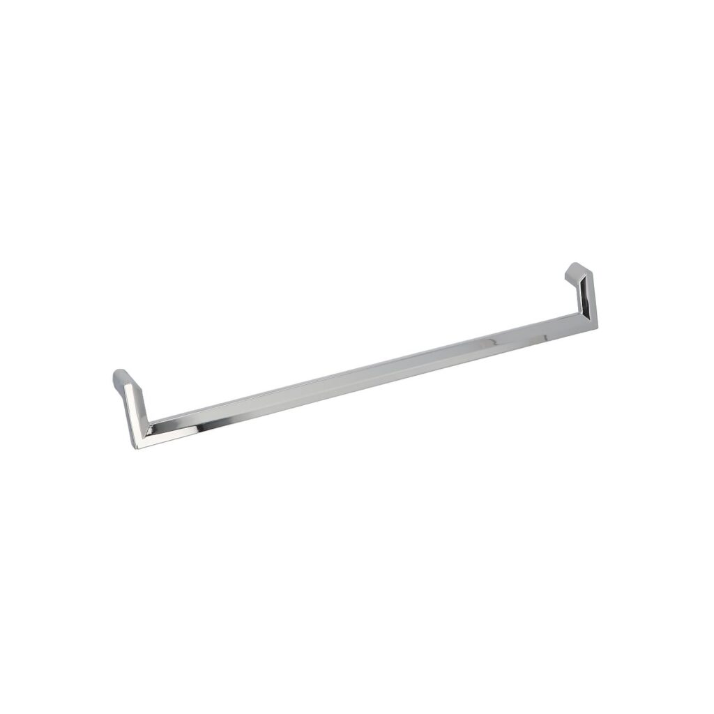 Poignée pour meubles en zamac Entraxe 320mm chrome poli Lot de 6 - Gris / argent, Zamak