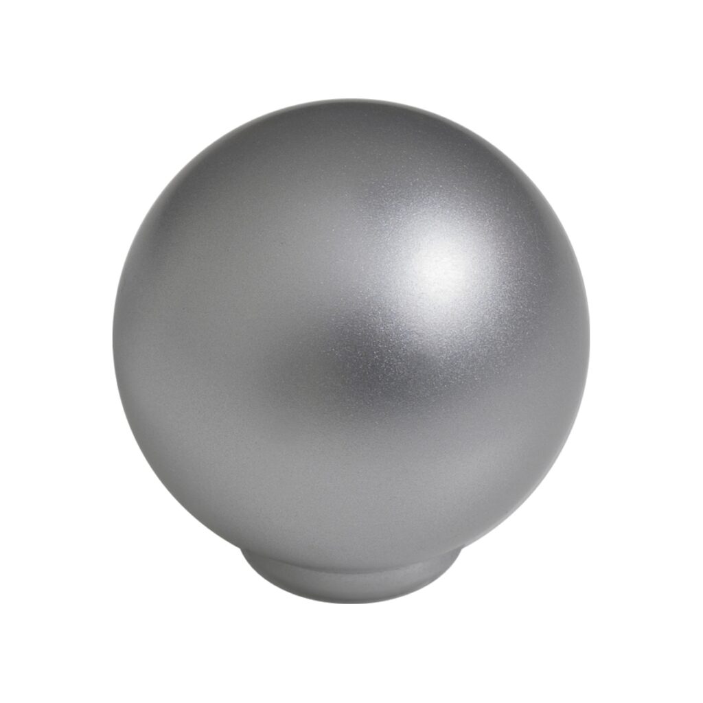 Bouton de meuble boule abs diamètre   29 mm chrome mat lot de 50 piéces - Gris / argent