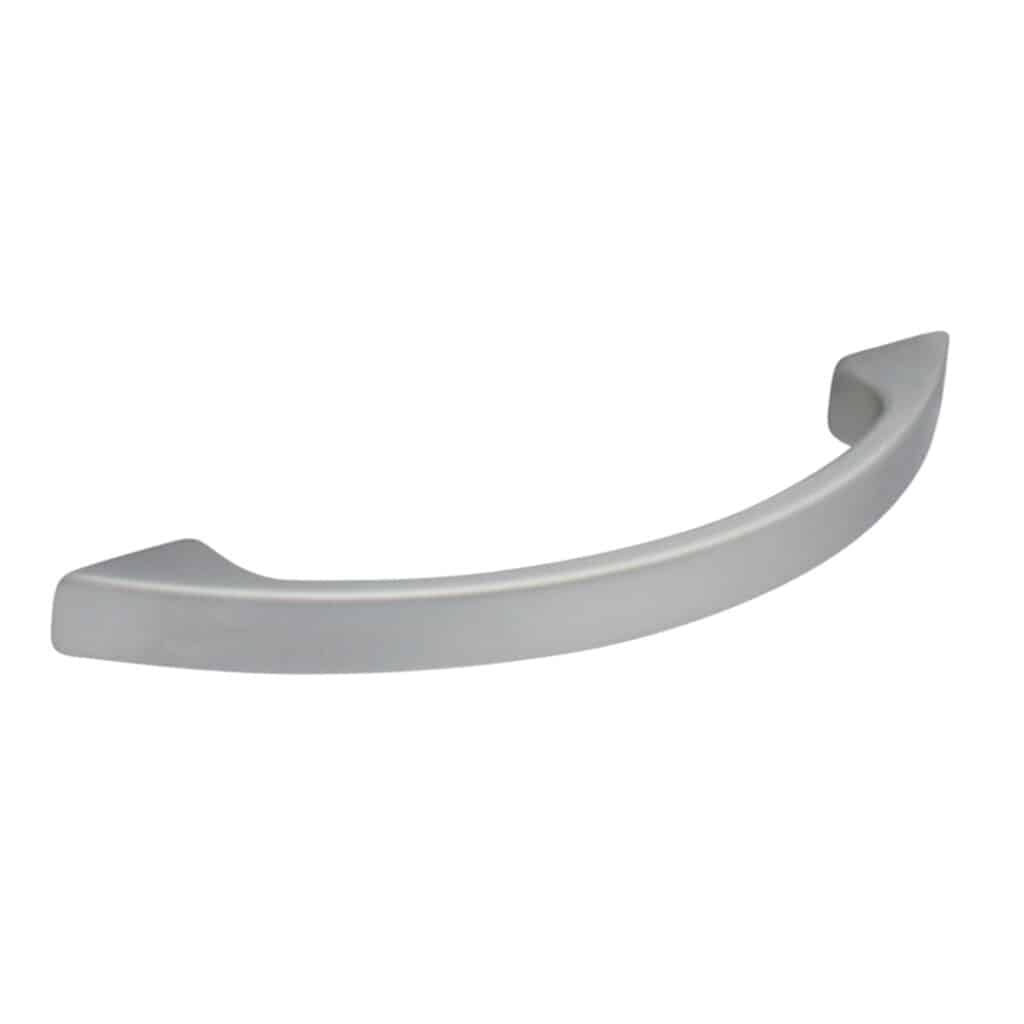 Poignée de meuble en zamac finition chrome mat e 128 mm - Gris / argent, Zamak