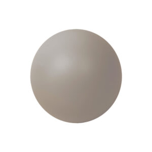 Bouton de meuble boule bois diamètre  50mm bois laqué blanche lot de 24 piéces - Gris / argent