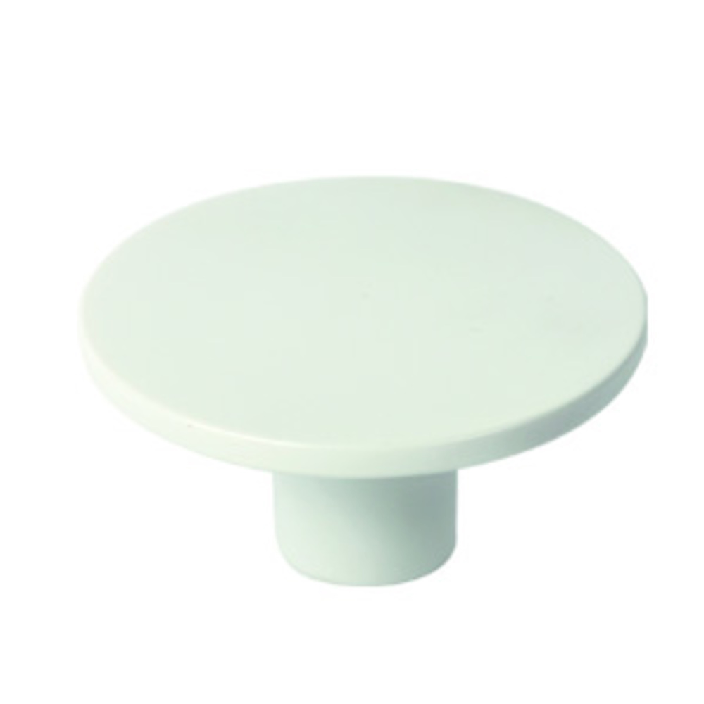Bouton de meuble abs diamètre 60 mm peint blanc mat  lot de 24 piéces
