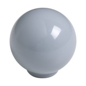 Bouton de meuble boule abs diamètre   34 mm gris brillant lot de 50 piéces – Gris / argent