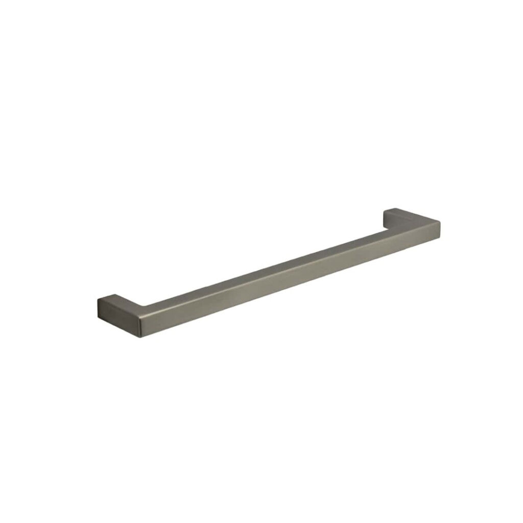 Poignée de meuble en zamac finition nickel satiné e 160 mm - Gris / argent, Zamak
