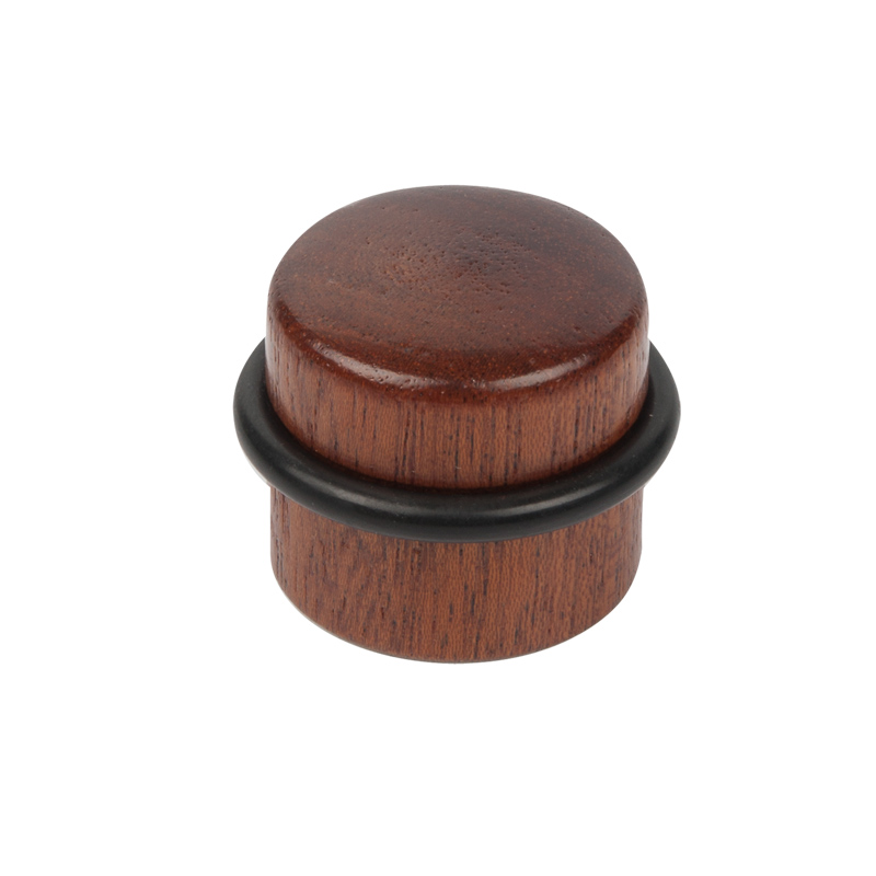 Butée de porte en bois sapeli diamétre 37 mm lot de 36 piéces - Marron