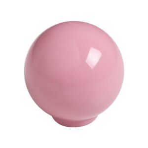 Bouton de meuble boule abs diamètre   29 mm rose brillant lot de 50 piéces