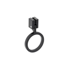 Poignée pour meubles en zamac L 45 mm Vernis noir mat – Zamak