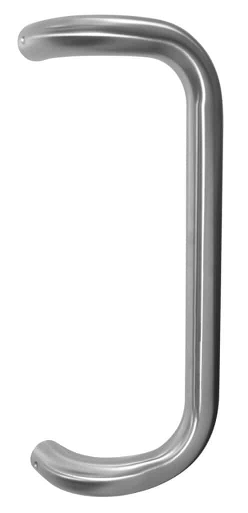 Poignée de tirage Diamètre 32 mm - Entraxe=350 mm - INOX 304 Laqué RAL 9005 Noir Mat - Acier inoxydable