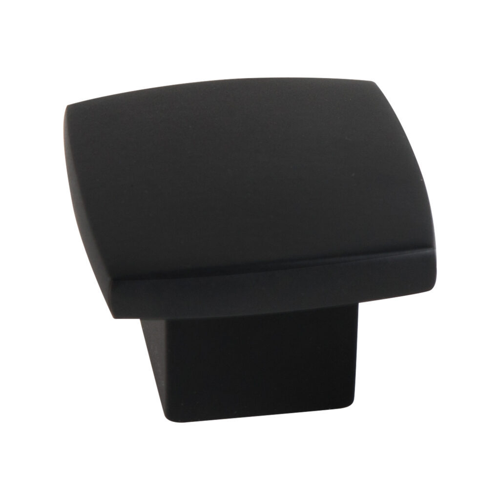 Bouton de meuble zamac diamètre 25x25 mm peint noir mat lot de 36 piéces - Zamak