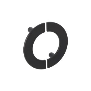 Poignée pour meubles en zamac Entraxe 68mm Vernis noir mat – Zamak