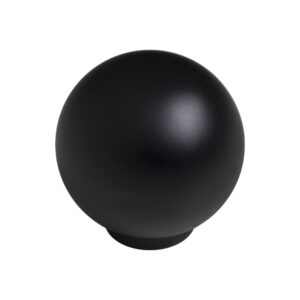 Bouton de meuble boule abs diamètre   29 mm noir mat lot de 50 piéces