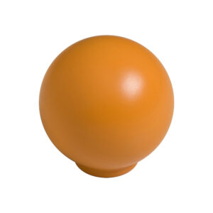 Bouton de meuble boule abs diamètre   29 mm orange mat lot de 50 piéces - Orange / cuivré