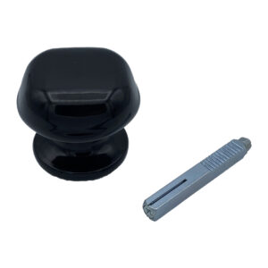 Bouton De Porte Ø60 mm - En Aluminium NOIR RAL 9005
