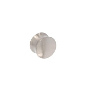 Bouton pour meuble Diamètre 30mm en zamac Nichel satiné Lot de 25 – Gris / argent, Zamak