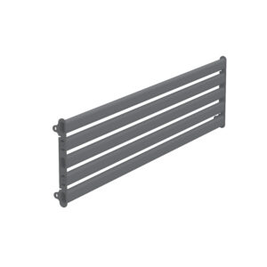 Banc de Jardin, Assise/ Dossier, Anthracite - Gris / argent, Acier
