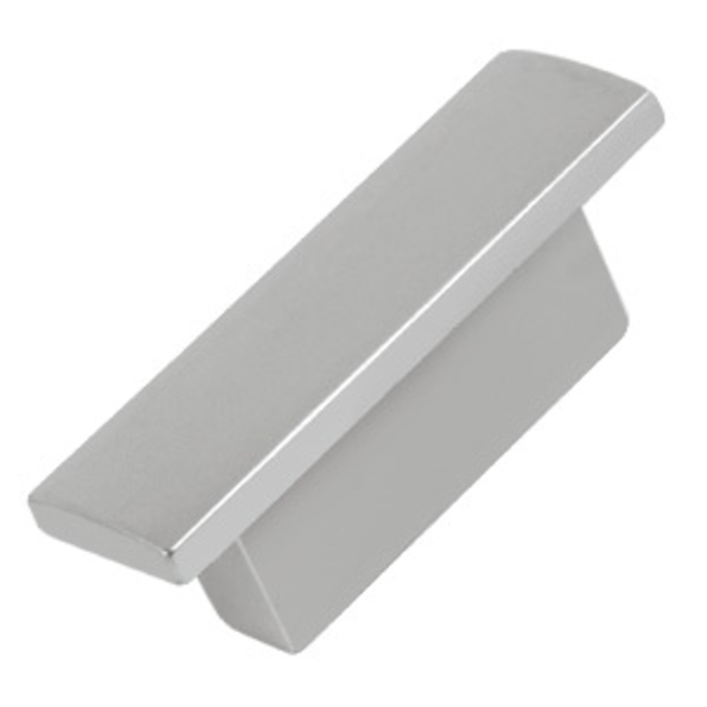 Poignée de meuble abs entraxe 32 mm peint chrome mat lot de 36 piéces - Gris / argent