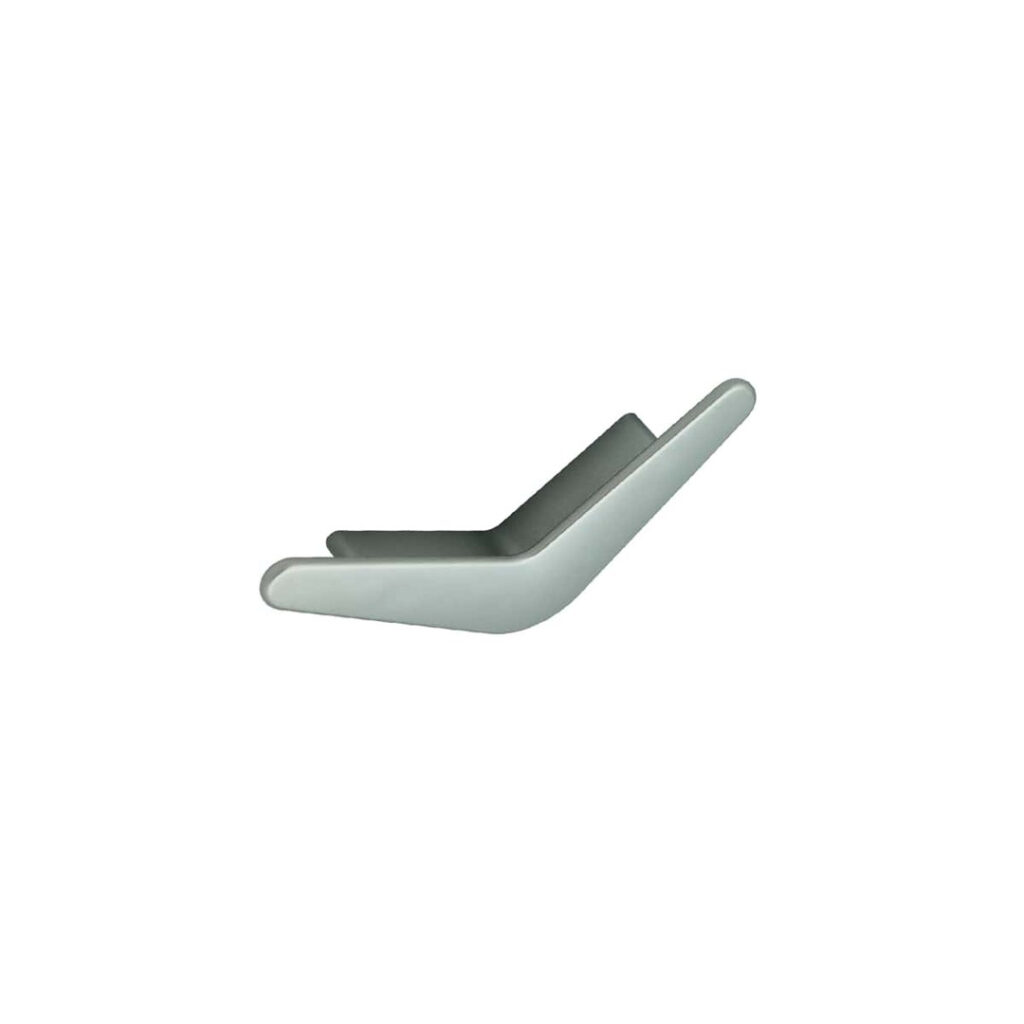 Poignée de meuble en ABS chrome mat multiples entraxes 32/64/96 mm - Gris / argent