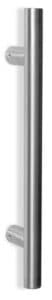 Poignée de tirage Diamètre 30 mm – v=500 – S=75 – L=650 mm – INOX 304 Laqué RAL 9005 Noir Mat – Acier inoxydable
