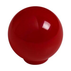 Bouton de meuble boule abs diamètre   34 mm rouge brillant lot de 50 piéces