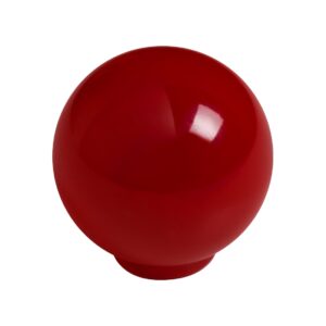 Bouton de meuble boule abs diamètre   29 mm rouge brillant lot de 50 piéces