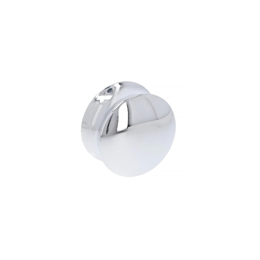 Bouton pour meuble Diamètre 40mm en zamac chrome poli Lot de 25 - Gris / argent, Zamak