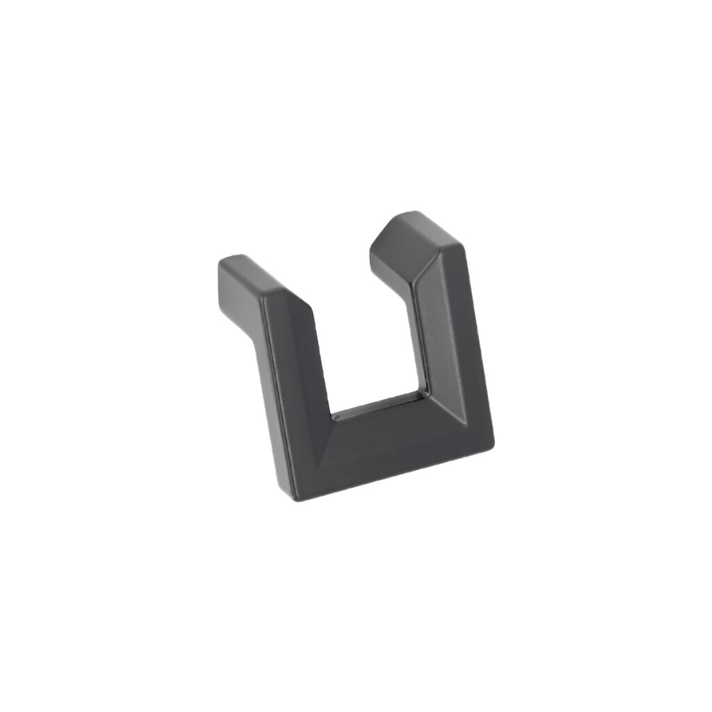 Poignée pour meubles en zamac Entraxe 32mm Vernis noir mat - Zamak