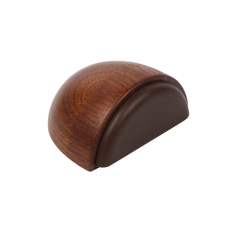 Butée de porte en bois sapeli 49x38 mm lot de 24 piéces - Marron
