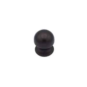 Bouton tirant de porte fixe Ø50 mm en aluminium  Marron foncé - breveté