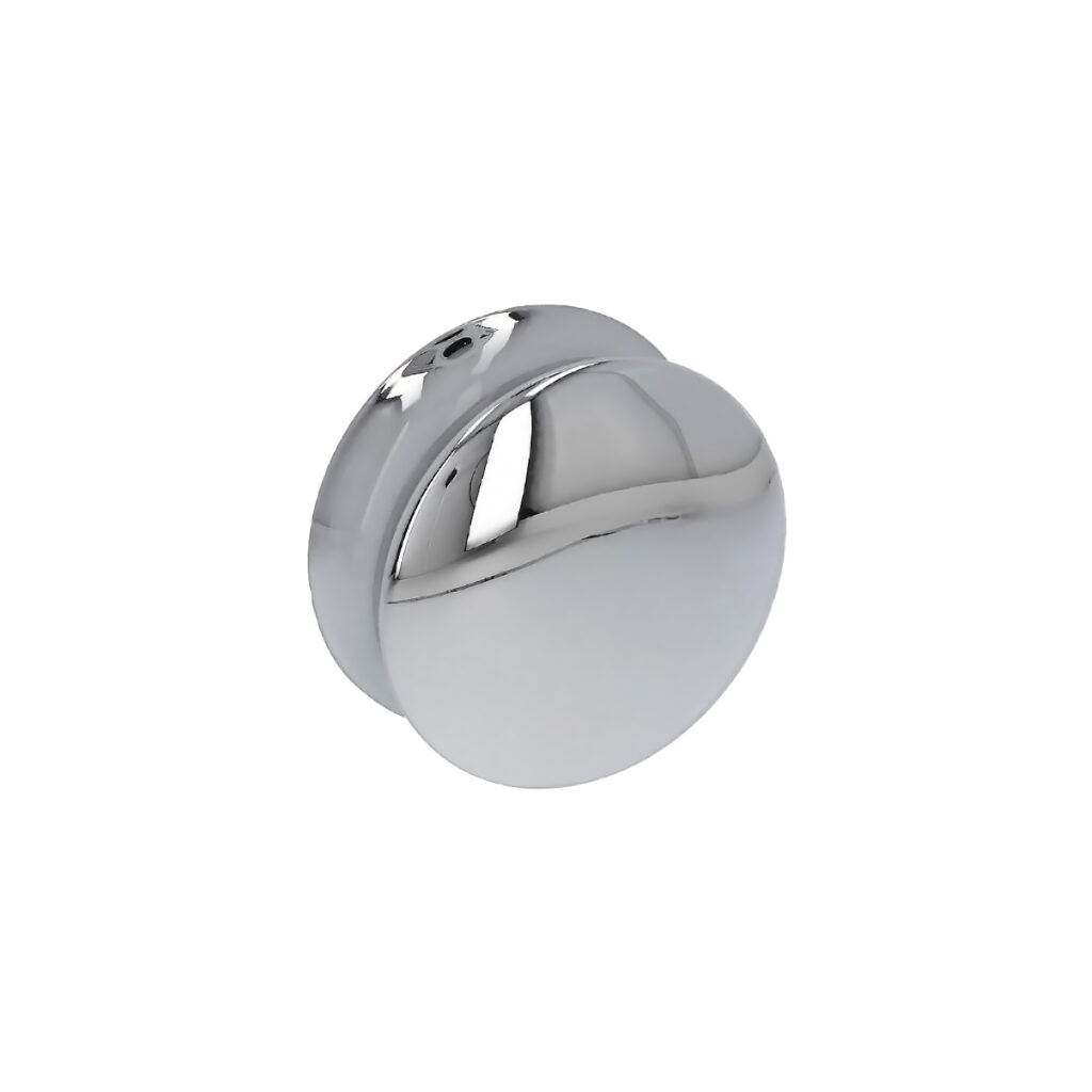 Bouton pour meuble Diamètre 50mm en zamac chrome poli Lot de 25 - Gris / argent, Zamak