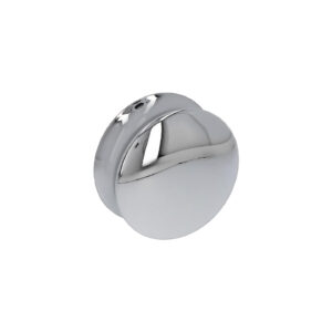 Bouton pour meuble Diamètre 50mm en zamac chrome poli Lot de 25 – Gris / argent, Zamak