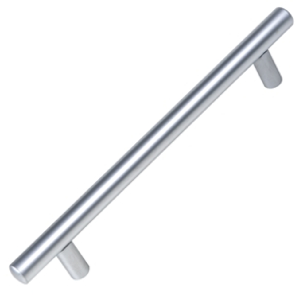 Poignée de meuble zamac entraxe  128 mm chrome mat lot de 12 piéces - Gris / argent, Zamak